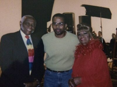 william liriano junto a celia cruz y pedro knight