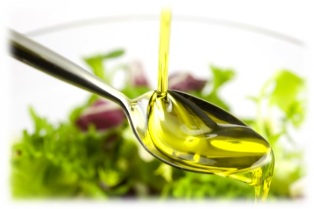 cucchiaio con olio
