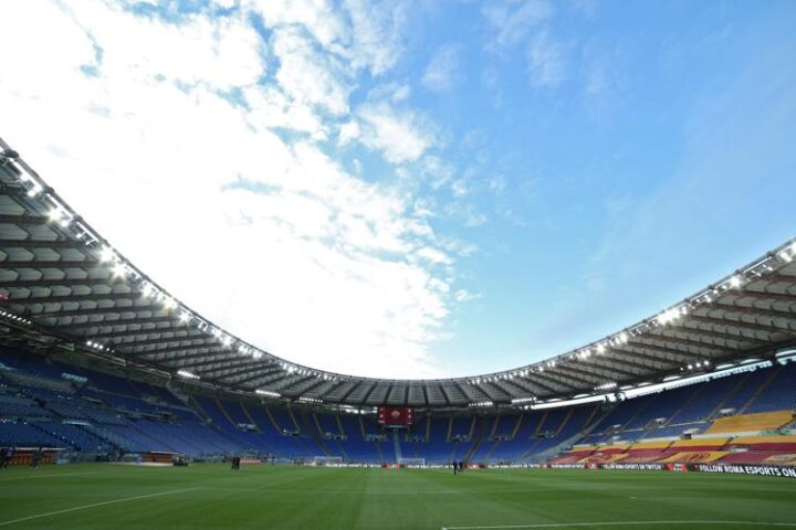 italian football serie a match as roma vs ss lazio