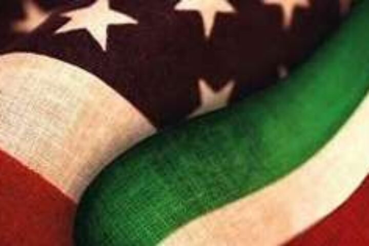 italia usa bandiere