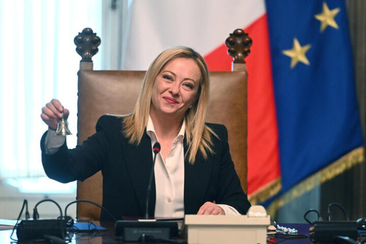 first meeting of the new italian cabinet