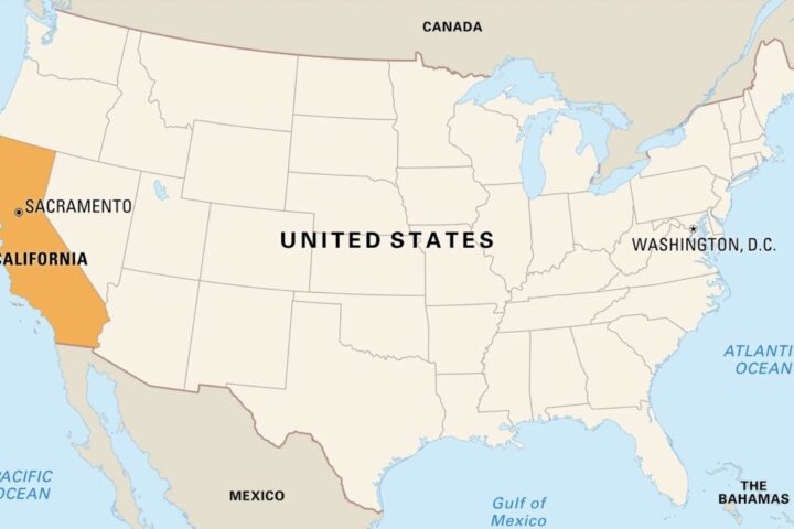 california mappausa