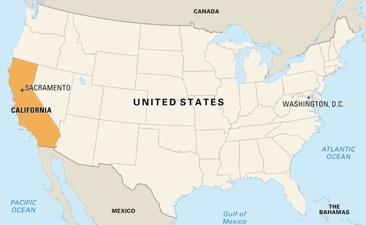 california mappausa