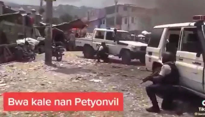 haitianos toman las calles