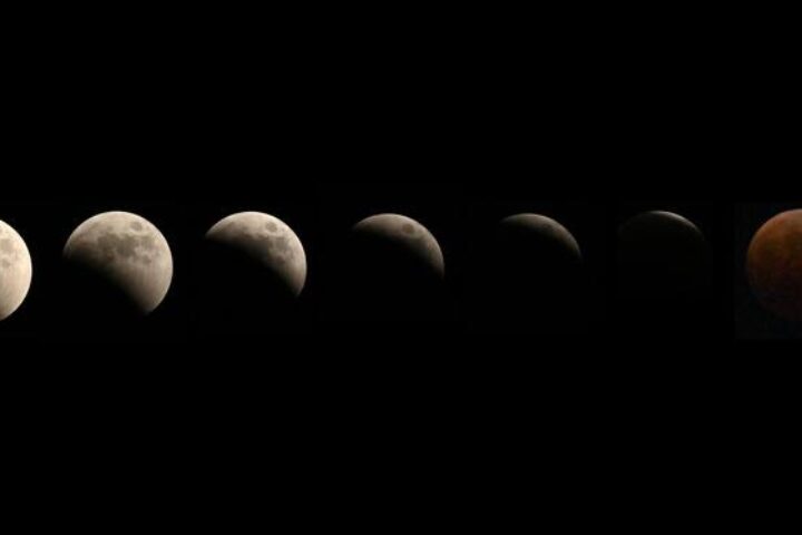 l'eclissi totale di luna, l'ultima fino al 2025