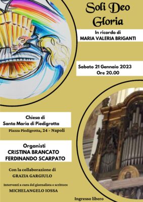 soli deo gloria omaggio a maria valeria briganti