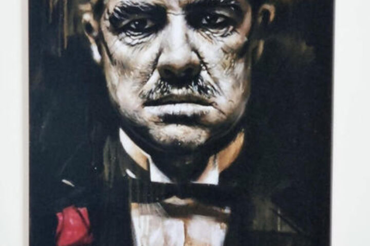 in primo covo messina denaro trovato poster de 'il padrino'