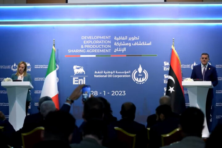 libia accordo gas meloni