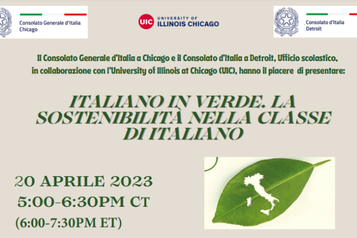 italiano in verde. la sostenibilita nella classe di italiano.