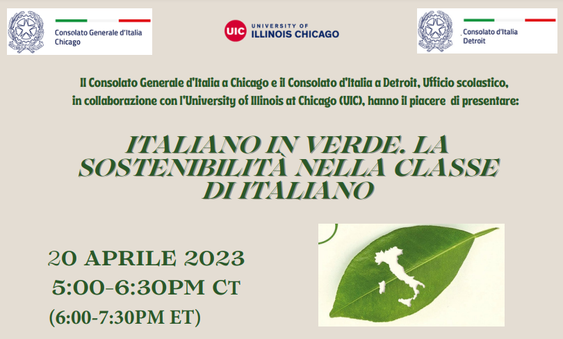 italiano in verde. la sostenibilita nella classe di italiano.