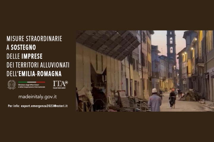 il ministero degli affari esteri a sostegno dell emilia romagna