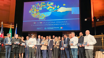 il ministro dellagricoltura francesco lollobrigida alla presentazione candidatura della cucina italiana a patrimonio dellumanita unesco a new york ministero agricoltura immagine2