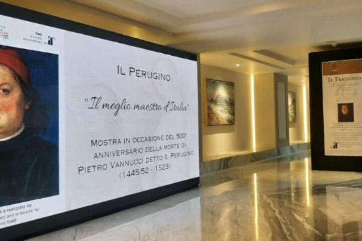 lopera del perugino in mostra a jakarta