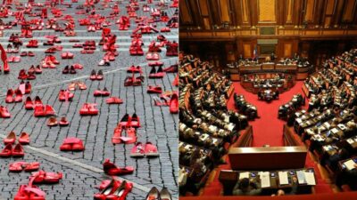 scarpe rosse senato