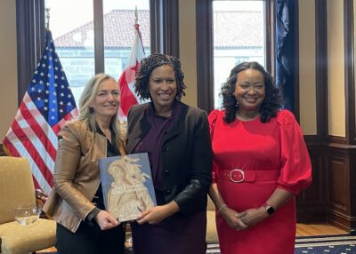 washington ambasciatrice zappia incontra sindaca bowser