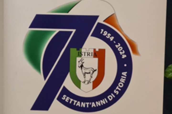 i 70 anni dellunione istriani presentato il logo ufficiale immagine15