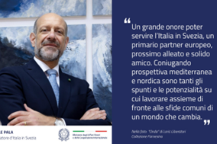 michele pala e il nuovo ambasciatore ditalia in svezia immagine7