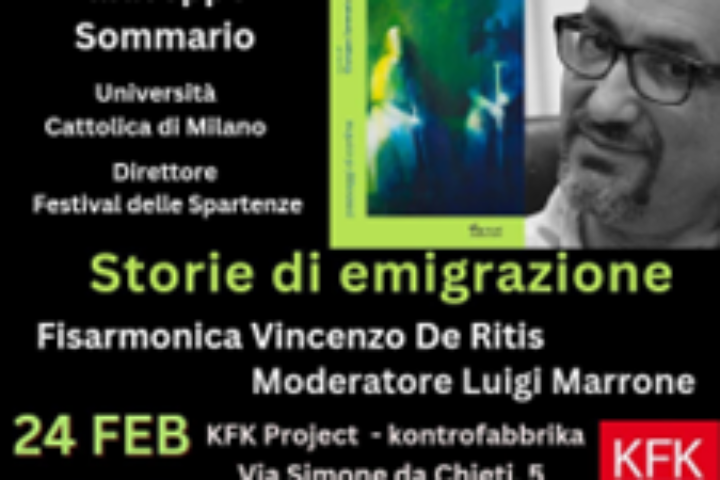 abruzzo storie di emigrazione domani incontro a chieti con giuseppe sommario direttore del festival delle spartenze immagine21