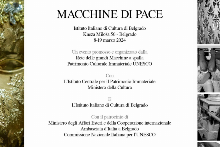 belgrado mostra machines for peace macchine di pace