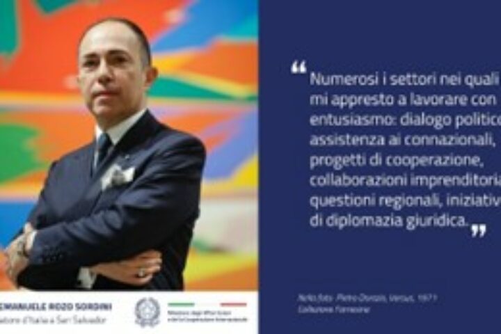 paolo emanuele rozo sordini e il nuovo ambasciatore ditalia in el salvador immagine12