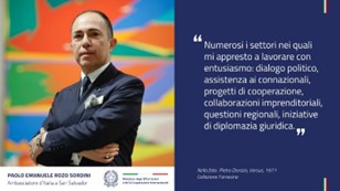paolo emanuele rozo sordini e il nuovo ambasciatore ditalia in el salvador immagine12