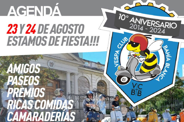 bahia blanca celebra la vespa piaggio simbolo universale del made in italy