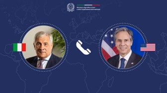 x colloquio telefonico del ministro tajani con il segretario di stato americano blinkenimmagine1