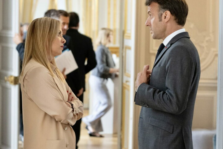 incontro meloni macron