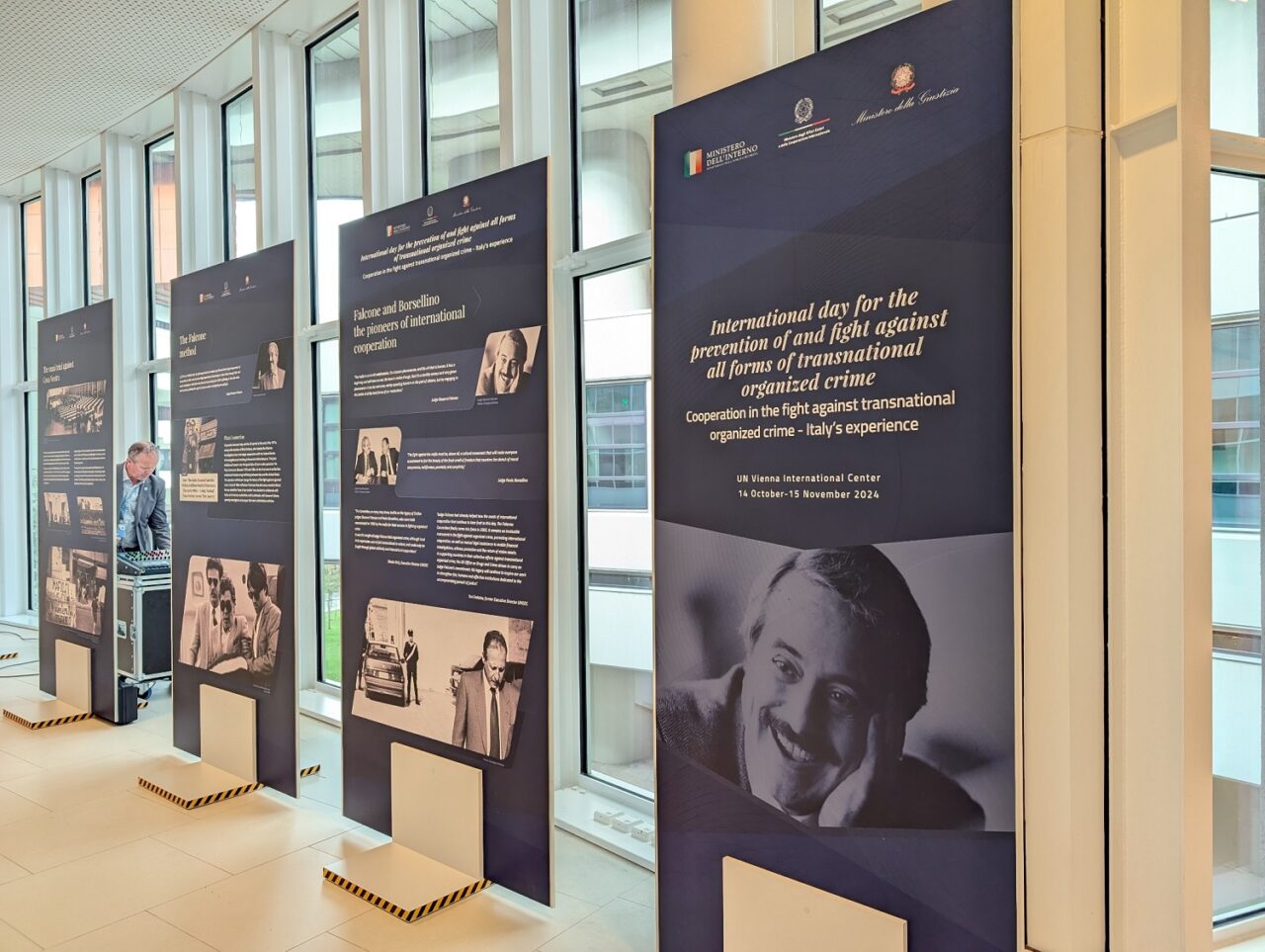 nazioni unite a vienna mostra sulla lotta alla criminalita organizzata transazionale