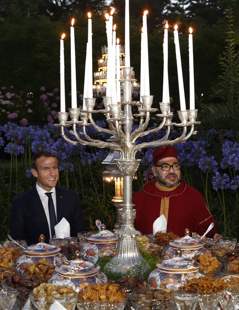 mohammed vi, emmanuel macron