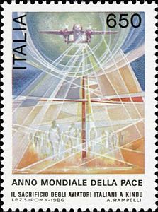 eccidio kindu francobollo