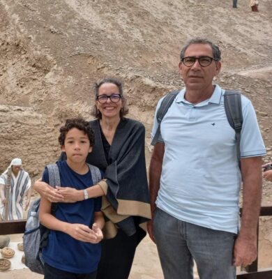 famiglia dell' intervistato moglie e figlio