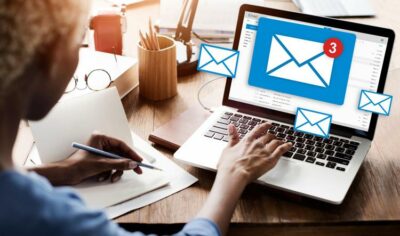 email mail posta pc messaggi 123rf