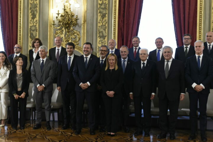 quirinale, cerimonia di giuramento del governo meloni