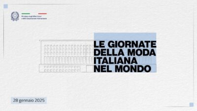 al via oggi le giornate della moda italiana nel mondo