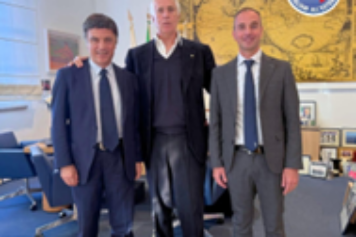 mario borghese maie incontra il presidente del coni malagoimmagine3