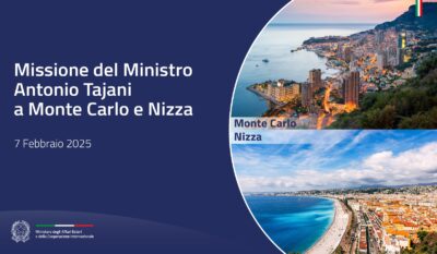 missione del ministro tajani nel principato di monaco e a nizza