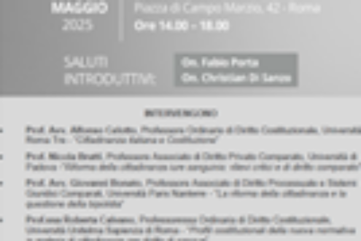 cittadinanza italiana iure sanguinis tra diritto costituzionale diritto euro unitario ed interventi legislativi immagine28