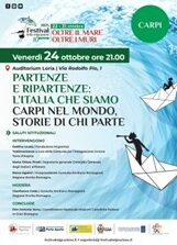 emilia romagna festival della migrazione a carpiiil 24 ottobre incontro su partenze e ripartenze litalia che siamoimmagine2 161x223