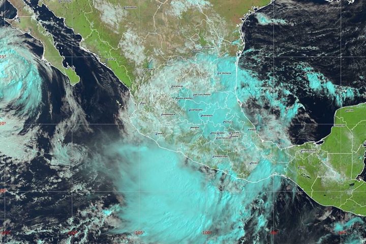 tormenta raymond 2025 pacifico