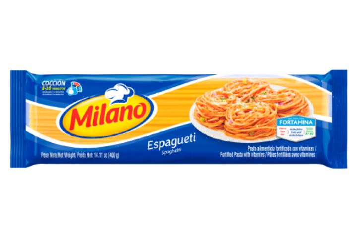 milano espagueti 400gr