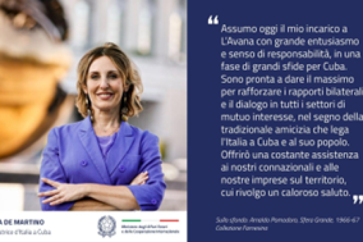 simona de martino e la nuova ambasciatrice ditalia a cuba immagine15