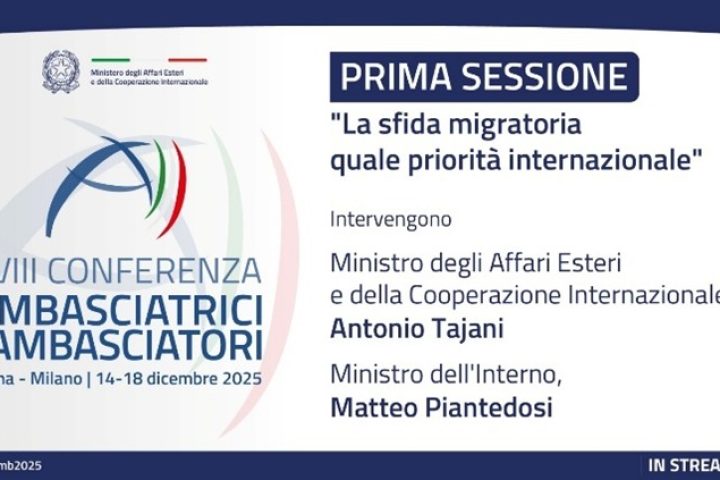 al via oggi la xviii conferenza degli ambasciatori ditalia nel mondo 1