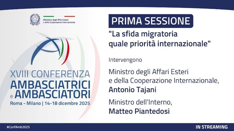 al via oggi la xviii conferenza degli ambasciatori ditalia nel mondo 1