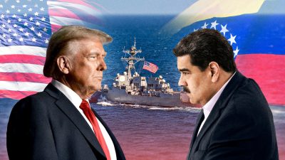 fotoarte trump y maduro