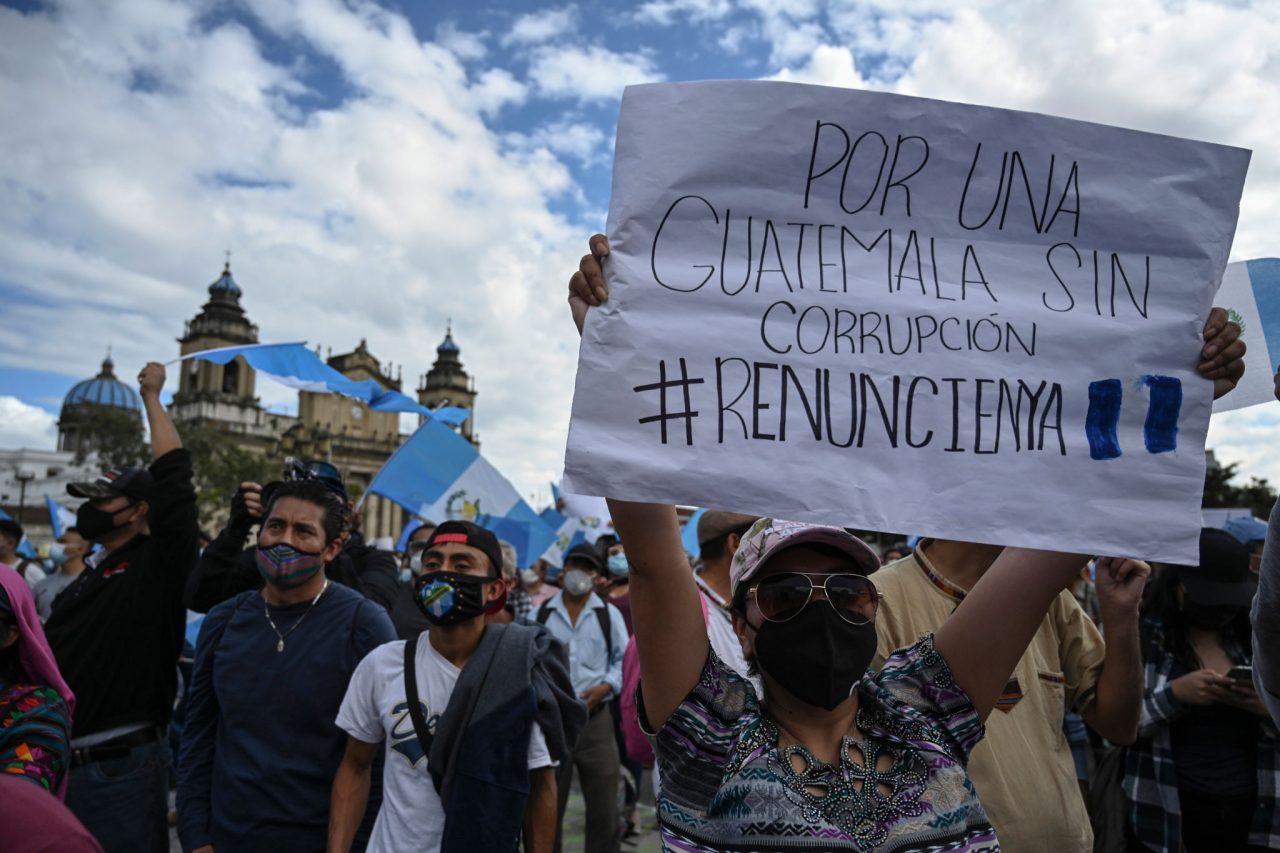 guatemala politics crisis protest