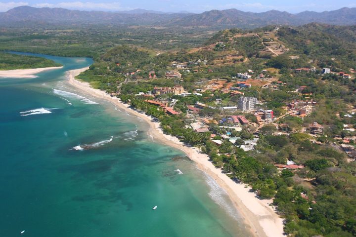 costa rica playa tamarindo and rivermouth 2007 aerial photograph tamarindowiki 01