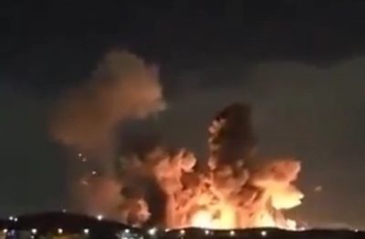 bombardamento in iran