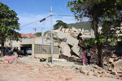 attivazione dei soccorsi dopo il terremoto in venezuela