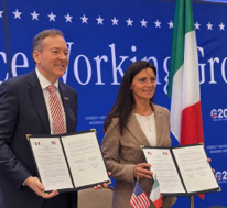 italia–stati uniti vice ministro gava a houston firmato memorandum dintesa su temi ambientaliimmagine7